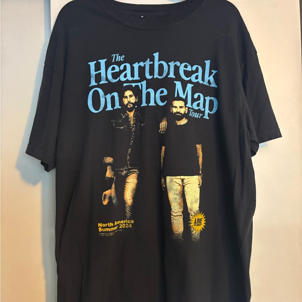 Heartbreak On The Map Tour Black T-Shirt
